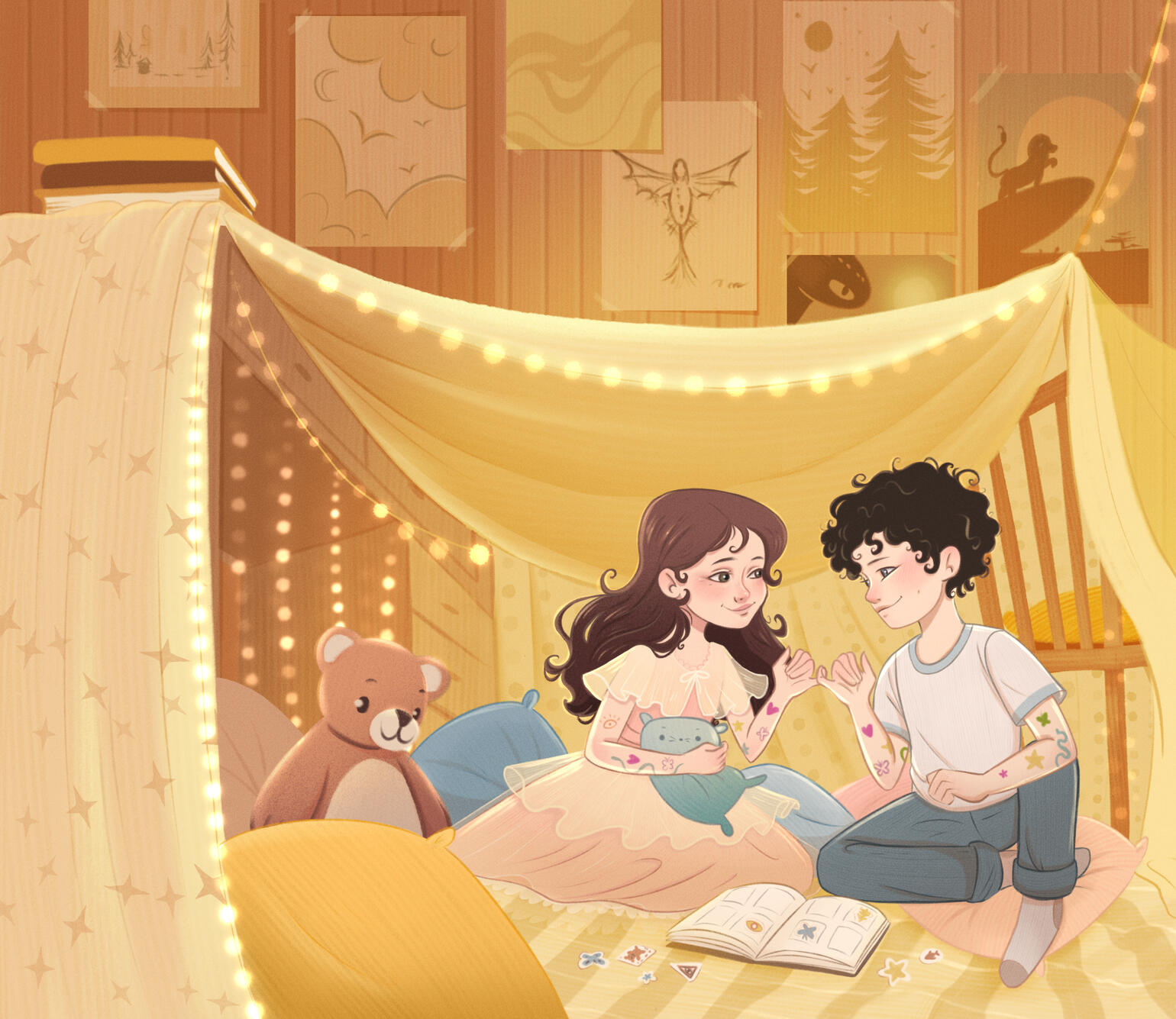 endpaper for the book „Close to My Reach” | author Kamila Mikołajczyk | 2025