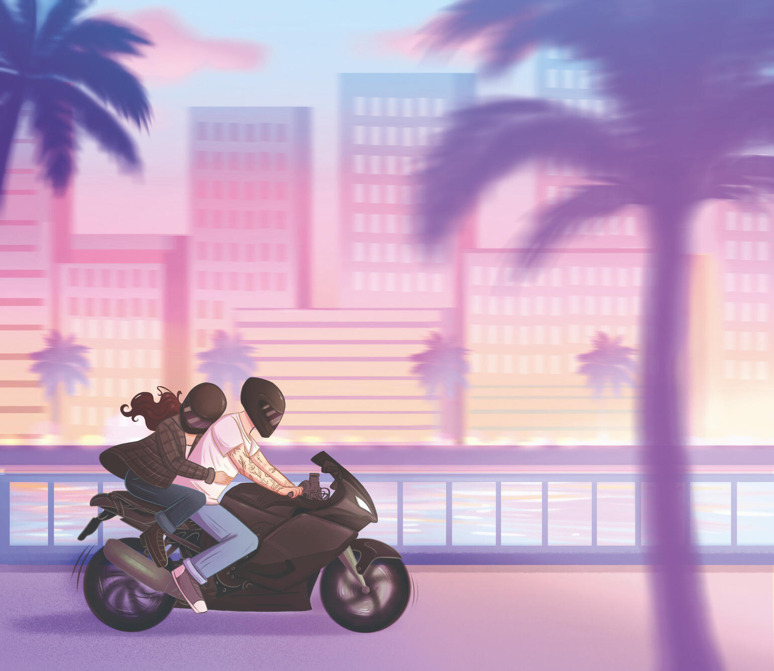 endpaper for the book „Out of My Reach” | author Kamila Mikołajczyk | 2025